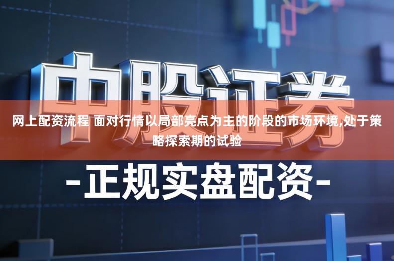 网上配资流程 面对行情以局部亮点为主的阶段的市场环境,处于策略探索期的试验