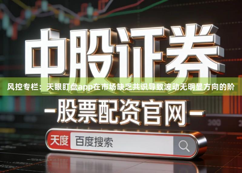 风控专栏：天眼盯盘app在市场缺乏共识导致波动无明显方向的阶