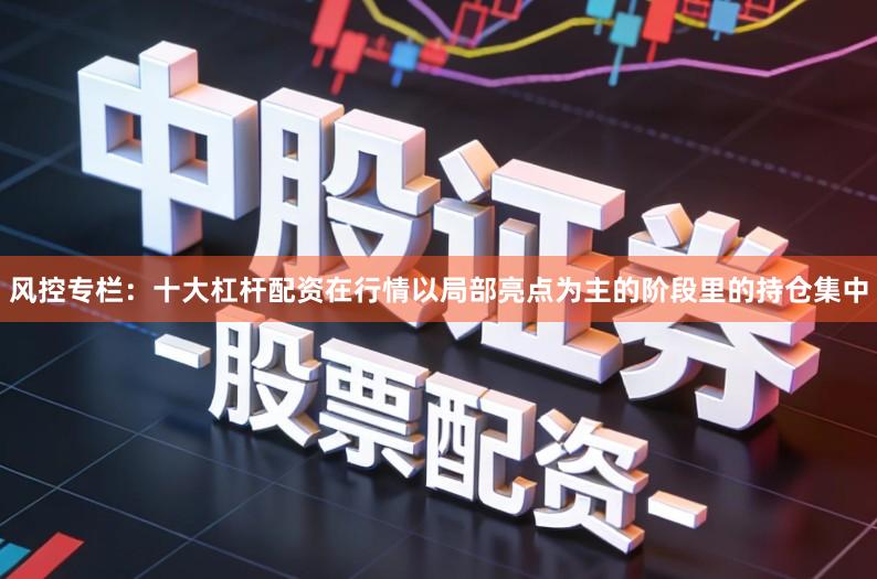 风控专栏：十大杠杆配资在行情以局部亮点为主的阶段里的持仓集中